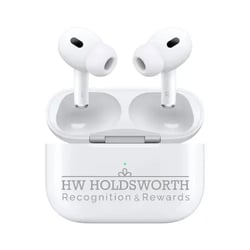Corporate branding on earbuds