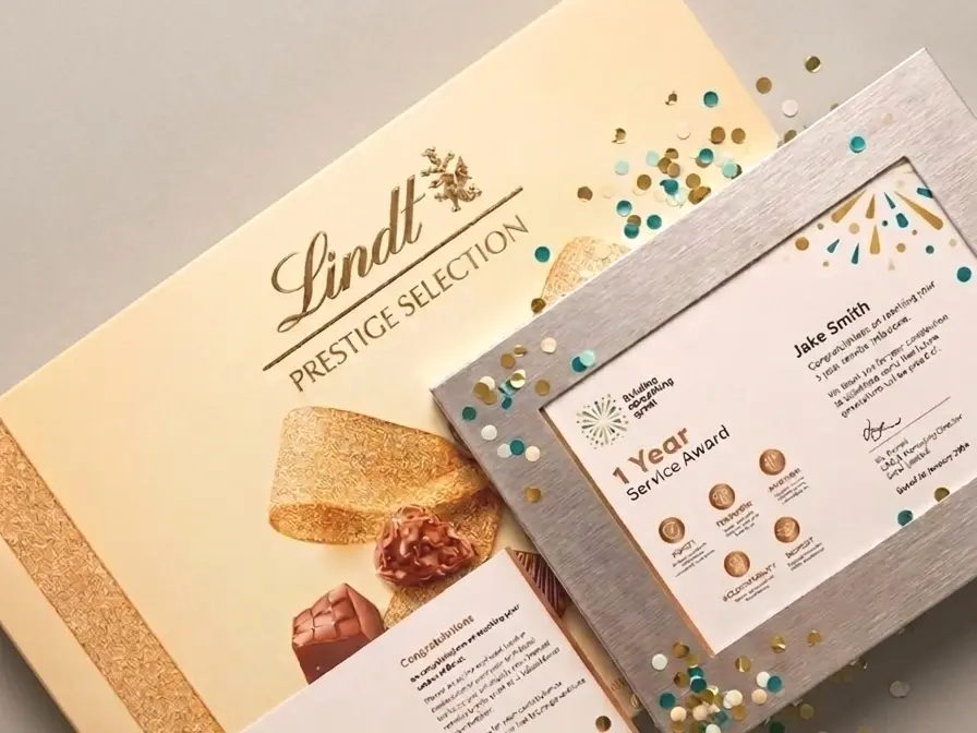 Chocolate Long service award Recognition Pack