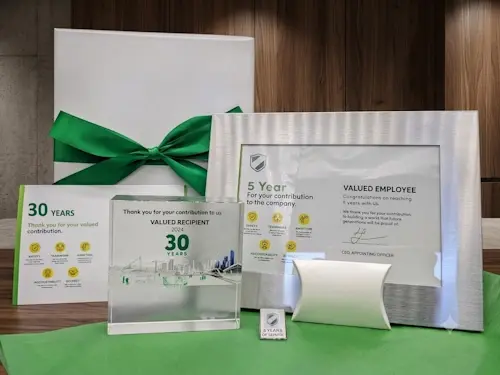 Boxed Long service award Recognition Pack